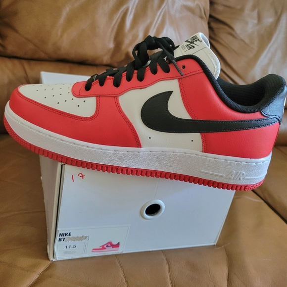 VNDS Men's Nike Air Force 1 Low ID BY YOU Chicago Customized Size 11.5.(MINT) - Picture 7 of 16